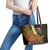 Papua New Guinea 1975 Leather Tote Bag Create Our History Inspire Our Future - Polynesian Pride
