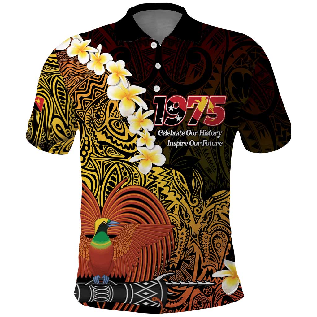 Papua New Guinea 1975 Polo Shirt Create Our History Inspire Our Future - Polynesian Pride