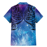 New Zealand Matariki Family Matching Mermaid Dress and Hawaiian Shirt Aotearoa Maori New Year Galaxy Maori Silver Fern LT14 - Polynesian Pride