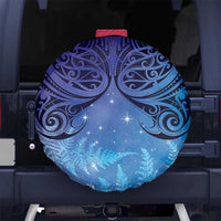 New Zealand Matariki Spare Tire Cover Aotearoa Maori New Year Galaxy Maori Silver Fern LT14 - Polynesian Pride