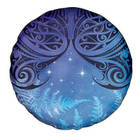New Zealand Matariki Spare Tire Cover Aotearoa Maori New Year Galaxy Maori Silver Fern LT14 - Polynesian Pride