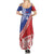 Tonga and Samoa Rugby Custom Summer Maxi Dress Ikale Tahi Manu Samoa Together - Polynesian Pride