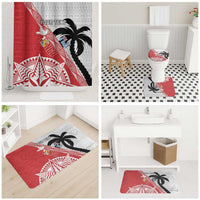 Fiji and Tonga Rugby Custom Bathroom Set Flying Fijians Ikale Tahi Together Pacific LT14 - Polynesian Pride