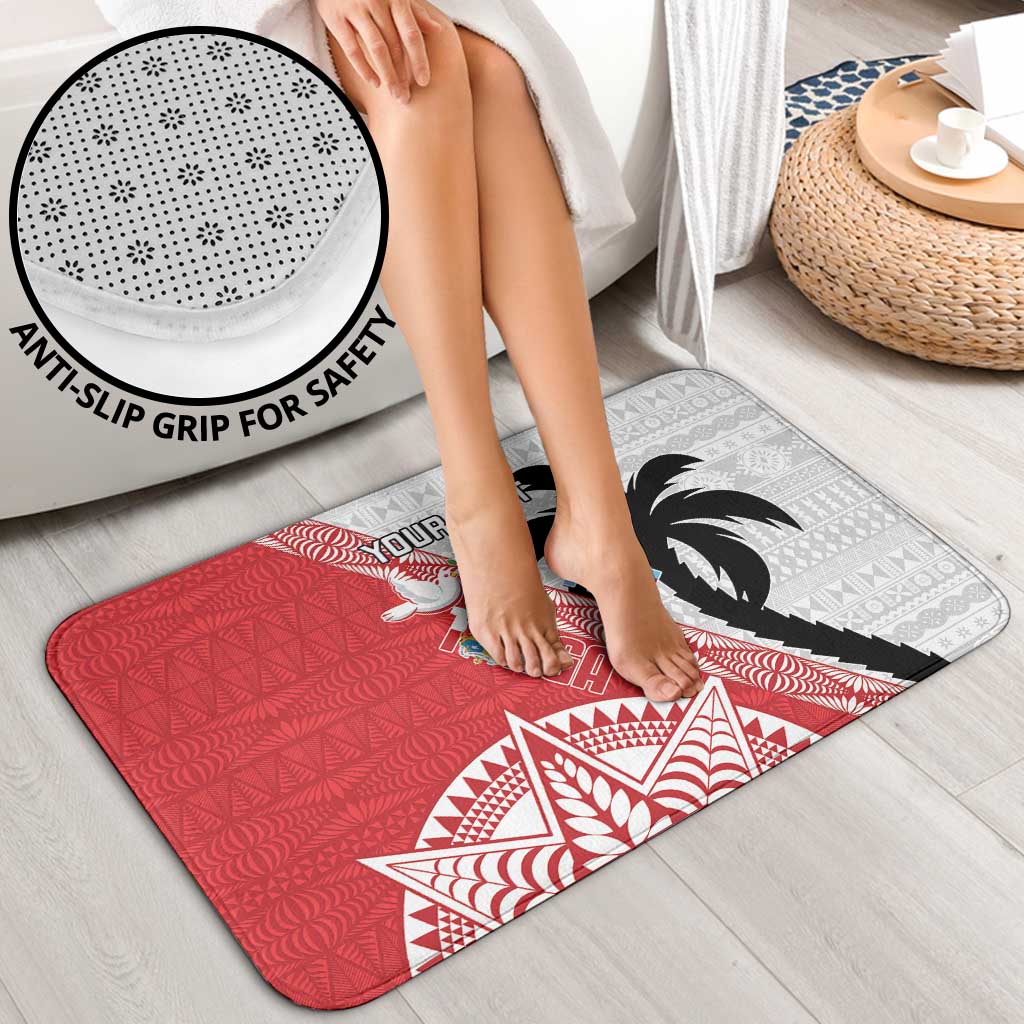 Fiji and Tonga Rugby Custom Bathroom Set Flying Fijians Ikale Tahi Together Pacific LT14 - Polynesian Pride