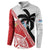 Fiji and Tonga Rugby Custom Button Sweatshirt Flying Fijians Ikale Tahi Together Pacific - Polynesian Pride