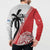 Fiji and Tonga Rugby Custom Button Sweatshirt Flying Fijians Ikale Tahi Together Pacific - Polynesian Pride
