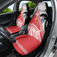 Fiji and Tonga Rugby Custom Car Seat Cover Flying Fijians Ikale Tahi Together Pacific - Polynesian Pride