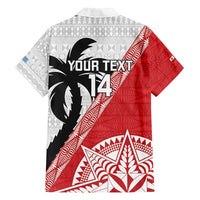 Fiji and Tonga Rugby Custom Family Matching Summer Maxi Dress and Hawaiian Shirt Flying Fijians Ikale Tahi Together Pacific LT14 - Polynesian Pride
