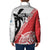 Fiji and Tonga Rugby Custom Padded Jacket Flying Fijians Ikale Tahi Together Pacific - Polynesian Pride