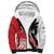 Fiji and Tonga Rugby Custom Sherpa Hoodie Flying Fijians Ikale Tahi Together Pacific - Polynesian Pride