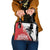 Fiji and Tonga Rugby Custom Shoulder Handbag Flying Fijians Ikale Tahi Together Pacific - Polynesian Pride