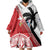 Fiji and Tonga Rugby Custom Wearable Blanket Hoodie Flying Fijians Ikale Tahi Together Pacific - Polynesian Pride
