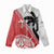 Fiji and Tonga Rugby Custom Women Casual Shirt Flying Fijians Ikale Tahi Together Pacific - Polynesian Pride