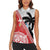 Fiji and Tonga Rugby Custom Women Sleeveless Polo Shirt Flying Fijians Ikale Tahi Together Pacific - Polynesian Pride