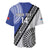 Fiji an Samoa Rugby Custom Baseball Jersey Flying Fijians Manu Samoa Together Pacific - Polynesian Pride