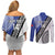 Fiji an Samoa Rugby Custom Couples Matching Off Shoulder Short Dress and Long Sleeve Button Shirt Flying Fijians Manu Samoa Together Pacific - Polynesian Pride