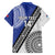 Fiji an Samoa Rugby Custom Family Matching Off Shoulder Maxi Dress and Hawaiian Shirt Flying Fijians Manu Samoa Together Pacific - Polynesian Pride