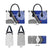 Fiji an Samoa Rugby Custom Leather Bag Flying Fijians Manu Samoa Together Pacific - Polynesian Pride