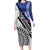 Fiji an Samoa Rugby Custom Long Sleeve Bodycon Dress Flying Fijians Manu Samoa Together Pacific - Polynesian Pride