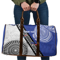 Fiji an Samoa Rugby Custom Travel Bag Flying Fijians Manu Samoa Together Pacific - Polynesian Pride