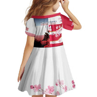 USA and Japan Rugby Custom Family Matching Summer Maxi Dress and Hawaiian Shirt Eagles Brave Blossoms Together Pacific LT14 - Polynesian Pride