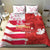 Canada and Japan Rugby Custom Bedding Set Canucks Brave Blossoms Together Pacific - Polynesian Pride