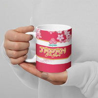 Canada and Japan Rugby Ceramic Mug Canucks Brave Blossoms Together Pacific - Polynesian Pride