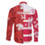 Canada and Japan Rugby Custom Family Matching Mermaid Dress and Hawaiian Shirt Canucks Brave Blossoms Together Pacific - Polynesian Pride