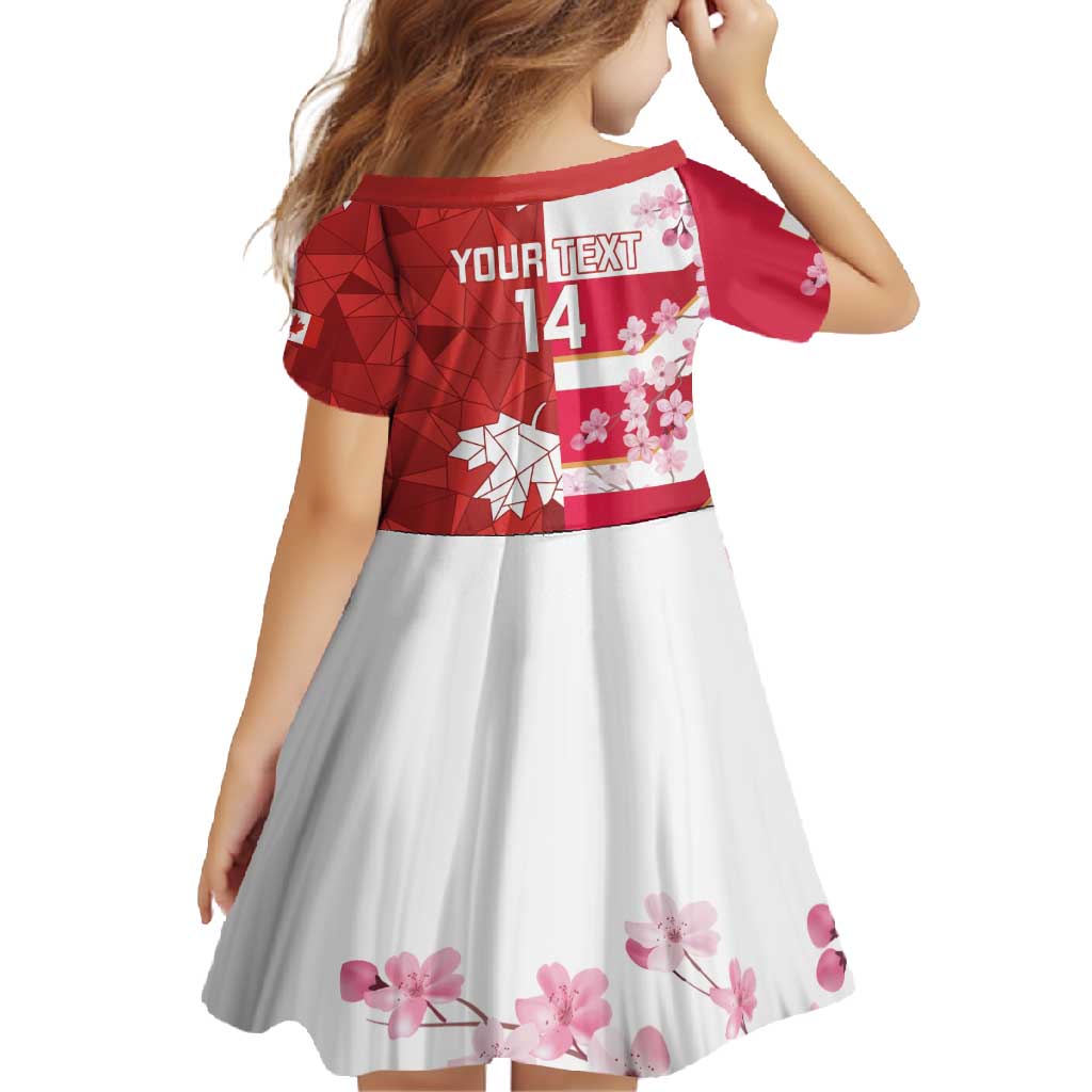 Canada and Japan Rugby Custom Family Matching Tank Maxi Dress and Hawaiian Shirt Canucks Brave Blossoms Together Pacific LT14 - Polynesian Pride