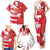 Canada and Japan Rugby Custom Family Matching Tank Maxi Dress and Hawaiian Shirt Canucks Brave Blossoms Together Pacific - Polynesian Pride