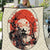 Samurai Warrior Japan Quilt Red-blossomed Tree Classic Japanese Stylized - Polynesian Pride
