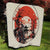 Samurai Warrior Japan Quilt Red-blossomed Tree Classic Japanese Stylized - Polynesian Pride