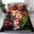 Hawaiian and Japanese Bedding Set Koi Fish With Kanaka Polynesian Tattoo - Polynesian Pride