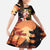 Hawaiian and Japanese Family Matching Long Sleeve Bodycon Dress and Hawaiian Shirt Koi Fish With Kanaka Polynesian Tattoo - Polynesian Pride