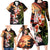 Hawaiian and Japanese Family Matching Long Sleeve Bodycon Dress and Hawaiian Shirt Koi Fish With Kanaka Polynesian Tattoo - Polynesian Pride