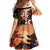 Hawaiian and Japanese Family Matching Off The Shoulder Long Sleeve Dress and Hawaiian Shirt Koi Fish With Kanaka Polynesian Tattoo - Polynesian Pride