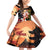 Hawaiian and Japanese Family Matching Off Shoulder Short Dress and Hawaiian Shirt Koi Fish With Kanaka Polynesian Tattoo - Polynesian Pride