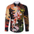 Hawaiian and Japanese Family Matching Puletasi and Hawaiian Shirt Koi Fish With Kanaka Polynesian Tattoo - Polynesian Pride