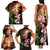Hawaiian and Japanese Family Matching Tank Maxi Dress and Hawaiian Shirt Koi Fish With Kanaka Polynesian Tattoo - Polynesian Pride
