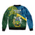 solomon-islands-sleeve-zip-bomber-jacket-tropical-leaves-with-melanesian-pattern
