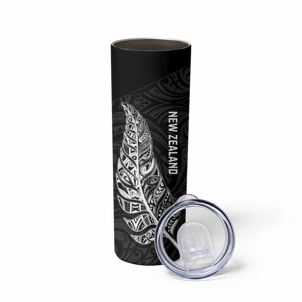 New Zealand and South Africa Rugby Skinny Tumbler Maori Silver Fern Springbok Together LT14 - Polynesian Pride