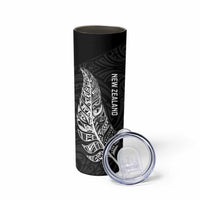 New Zealand and South Africa Rugby Skinny Tumbler Maori Silver Fern Springbok Together LT14 - Polynesian Pride