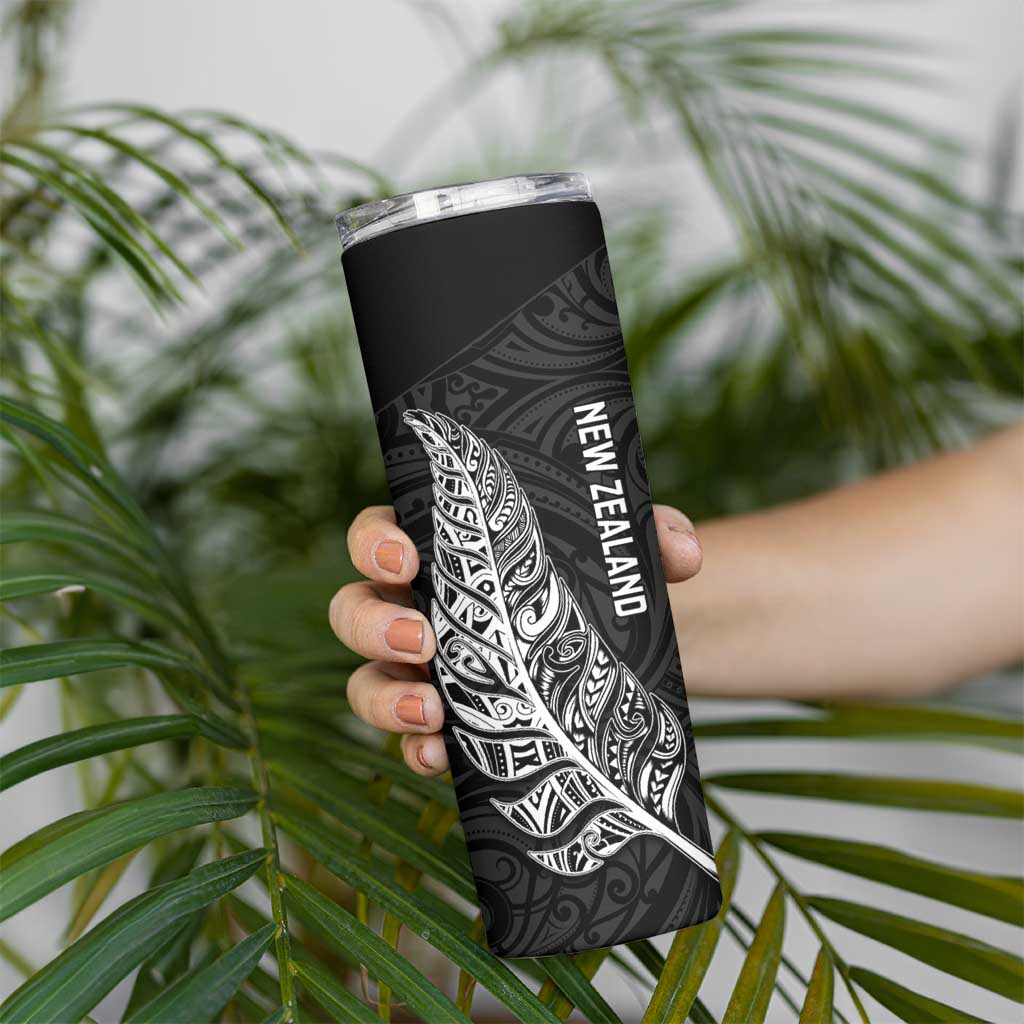 New Zealand and South Africa Rugby Skinny Tumbler Maori Silver Fern Springbok Together LT14 - Polynesian Pride