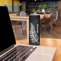 New Zealand and South Africa Rugby Skinny Tumbler Maori Silver Fern Springbok Together LT14 - Polynesian Pride