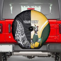 New Zealand and South Africa Rugby Custom Spare Tire Cover Maori Silver Fern Springbok Together LT14 - Polynesian Pride