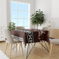 Bula Fiji Tablecloth Fijian Tapa Masi With Hibiscus Flowers LT14 - Polynesian Pride