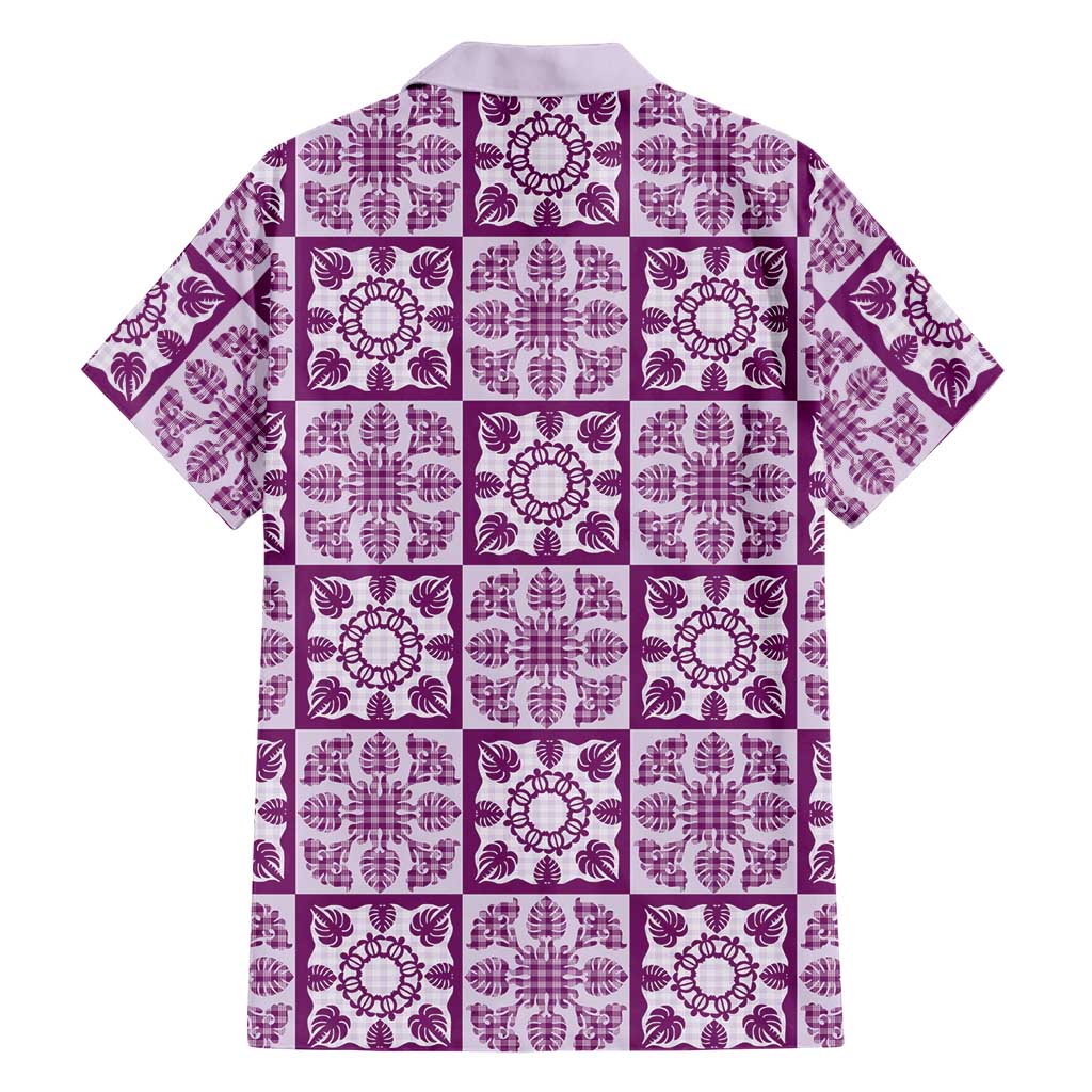 Poni Palaka Quilt Hawaii Family Matching Mermaid Dress and Hawaiian Shirt Hawaiian Tropical Monstera Sea Turtle LT14 - Polynesian Pride