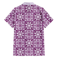 Poni Palaka Quilt Hawaii Family Matching Mermaid Dress and Hawaiian Shirt Hawaiian Tropical Monstera Sea Turtle LT14 - Polynesian Pride