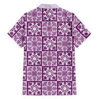 Poni Palaka Quilt Hawaii Family Matching Summer Maxi Dress and Hawaiian Shirt Hawaiian Tropical Monstera Sea Turtle LT14 - Polynesian Pride