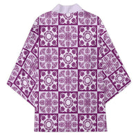 Poni Palaka Quilt Hawaii Kimono Hawaiian Tropical Monstera Sea Turtle